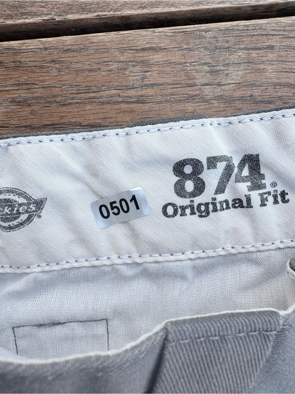 Dickies Straight-Leg Work Pants in Gray 0501 - Picture 3 of 9
